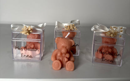 Kişiselleştirilebilir Ayicik Mum