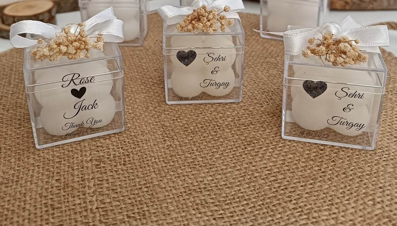 Kişiselleştirilebilir Baloncuk Mum