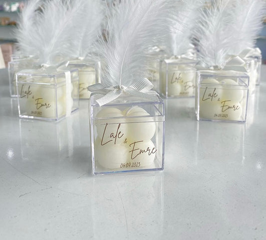 Kişiselleştirilebilir Baloncuk Mum