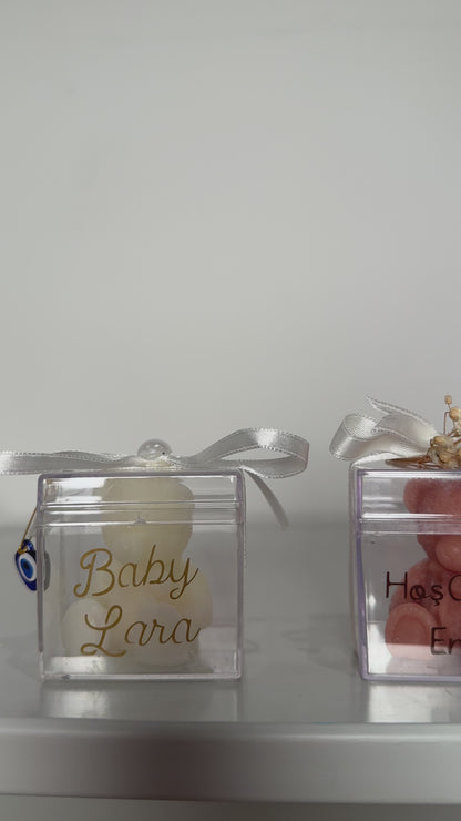 Kişiselleştirilebilir Ayicik Mum